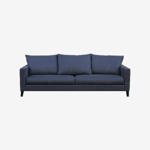 Three Sitter Blue Velvet Sofa