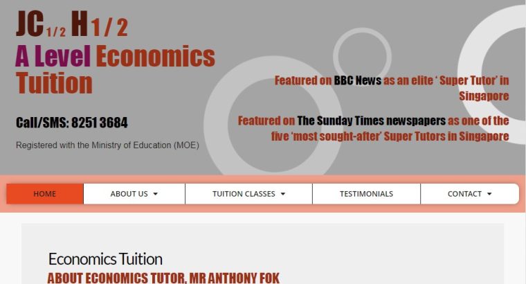 JC Economics Tutor