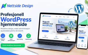 WordPress-hjemmeside – Profesjonelle og Moderne